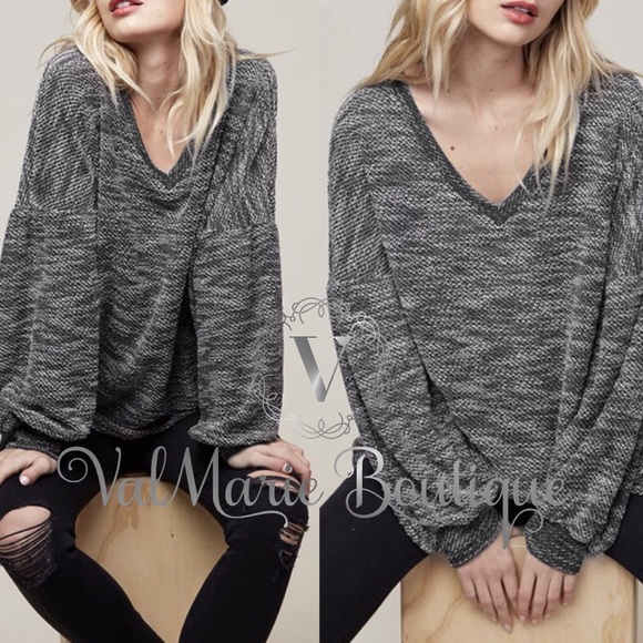 READY FOR FALL chunky vneck knit top - Picture 6 of 8